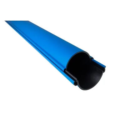 Starres geteiltes Mantelrohr Größe 110 blau