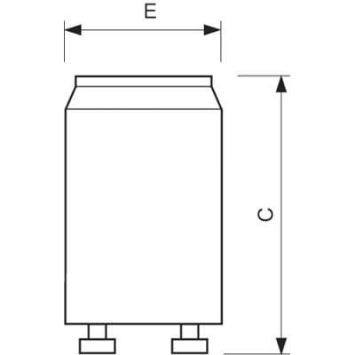 Startér pro zářivky 4-65W, 230V