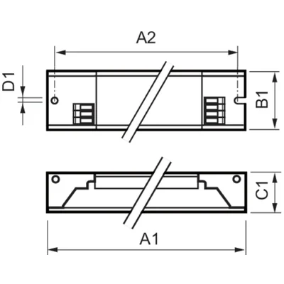 Statecznik elektroniczny HF-P 154/155 TL5 HO/PL-L III IDC