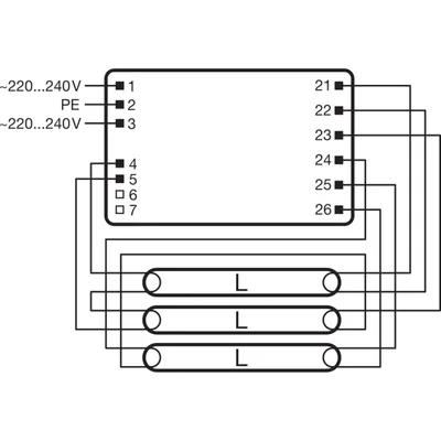 Statecznik elektroniczny QT-FIT8 3x, 4x18