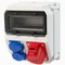 Stationary switchgear made of plastic "LUBLIN" 9M, input M25 -output 32/5 2xGS
