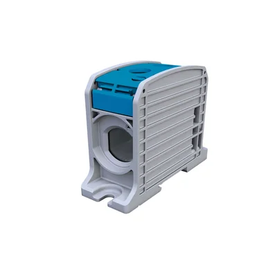 STB 185 Al/Cu Schraubklemmenblock 87810 SIMBLOCK​​​​​​​ blau