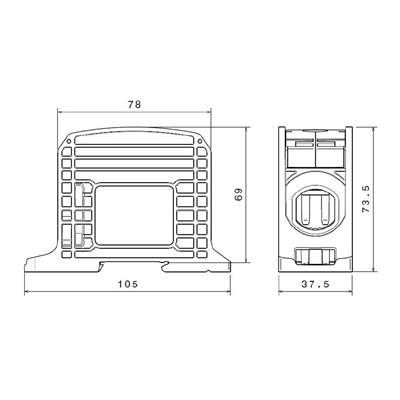 STB 185 Al/Cu screw terminal block 87810 SIMBLOCK​​​​​​​ gray