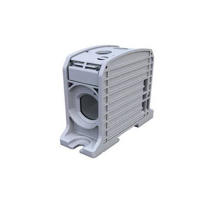 STB 185 Conector roscado para carril Al/Cu 87810 SIMBLOCK​​​​​​ gris