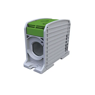 STB 300 Al/Cu screw terminal block 87910 SIMBLOCK green
