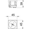STD-F3K SRO1 Buchse 33°, einzeln, codiert, mit Erdungsstift