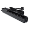 Steckdosenleiste mit Sicherung und Überspannungsschutzsystem Profi, 5 Steckdosen, 2 USB-Anschlüsse, Länge 1,5 m, 10A 230V 2300W, schwarz