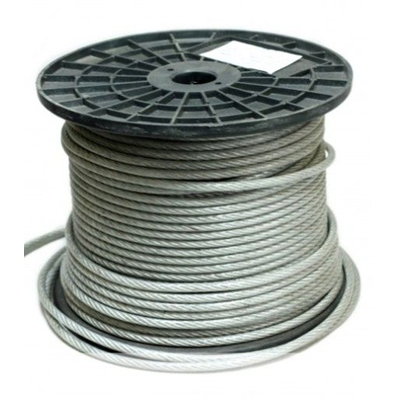 Steel cable in a PVC coating, diameter 3mm