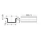 Steel mounting rail 35 x 15 mm, 1.5 mm thick, silver 210-114
