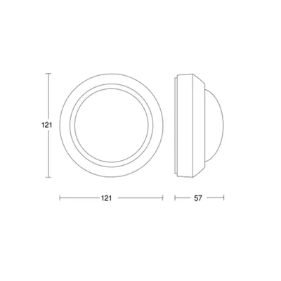 Steinel IS 2360-3 ECO motion and presence sensor, diameter 24m, max. 2000W, IP54, 230V, white, Multipack, 48 pcs.