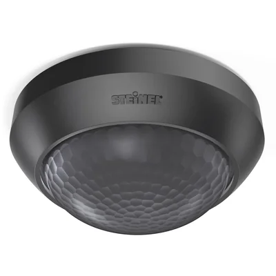 Steinel IS 2360-3 ECO presence and motion sensor, diameter 24m, max. 2000W, IP54, 230V, black