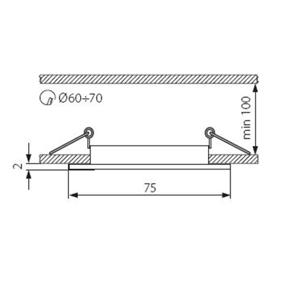 Стельовий точковий світильник NAVI CTX-DS10 SATIN NICKEL