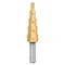 Step drills, reamers, milling bits, countersink, set of 7