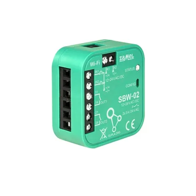 Sterownik bramowy WI-FI 2-kanałowy 12/24V 3A 0,6W