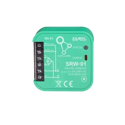 Sterownik do rolet radiowy dopuszkowy dwukierunkowy 230V AC 5A 1,2W