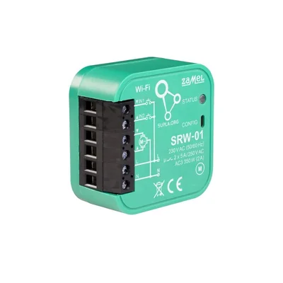 Sterownik do rolet radiowy dopuszkowy dwukierunkowy 230V AC 5A 1,2W