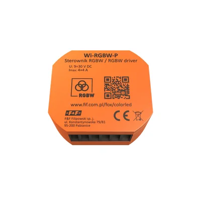 Sterownik WiFi LED RGBW 12 V COLOR LED