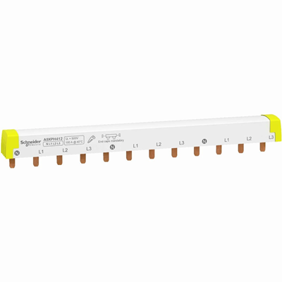 Stiftschiene A9XPH412 100A 3+N-Pol 12 Module