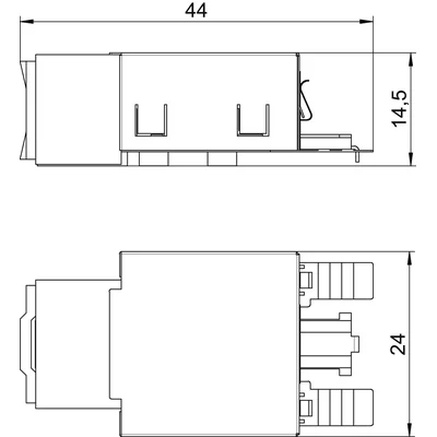 Stíněný datový komunikační modul ASM-C6 G CAT 6