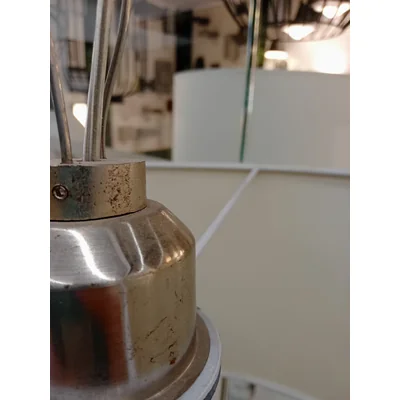 Stojací lampa tónová, bílá