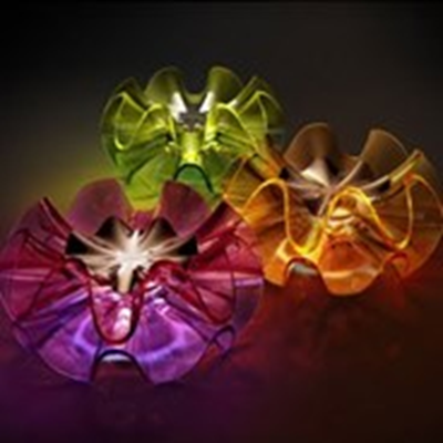 Stolní LED lampa Flamenca zelená