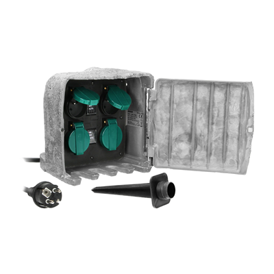 STONE Garden socket 4G/U 3x1.5mm2 cable H07RN-F gray