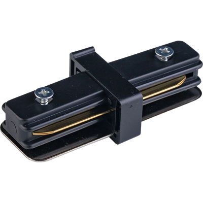Straight connector for 1F Zumaline busbars, black