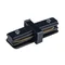 Straight connector for 1F Zumaline busbars, black