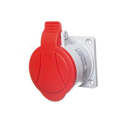 Straight GTP 32/5 board socket 32A/400V 3P+N+Z socket