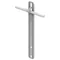 Straight handle with a bend L=18 cm, hot-dip galvanized