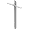 Straight handle with a bend L=18 cm, hot-dip galvanized