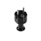 Straight removable plug Uni-SCHUKO 2p+Z Schuko 16A 250V WT-40 black