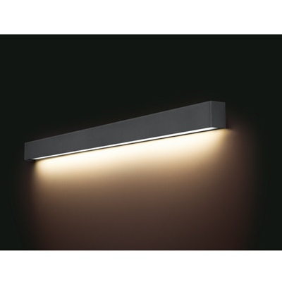 Straight Wall lamp graphite