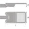 Street light fixture STREETLIGHT FLEX SMALL 36W 740 RV25ST ALW