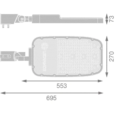 STREETLIGHT AREA SPD XL V 150W 740 RV35ST GY Leuchte