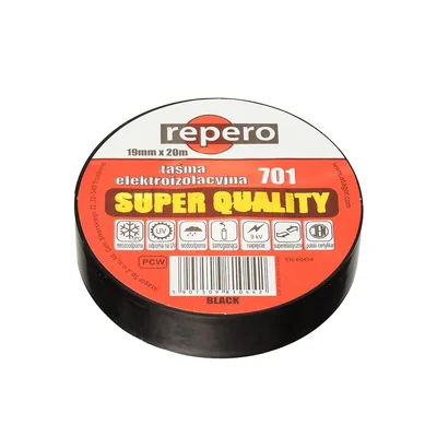 Стрічка Repero 701 Super 19мм х 20м чорна