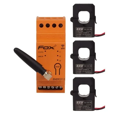 Strommonitor WI-FI 3F+N, FOX ENERGY 3 WI-MEF3 200A