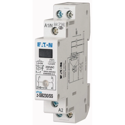 Stromstoßrelais mit Meldediode, Z-SB230/SS