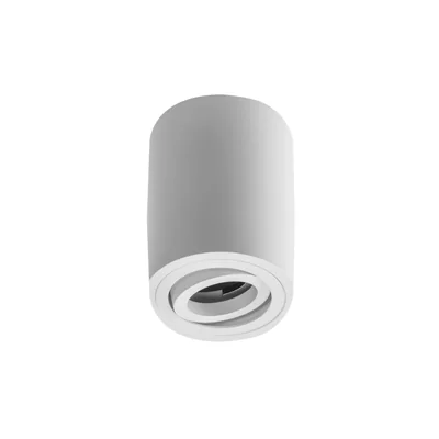 STROPNÍ SVÍTIDLO SENSA, HLINÍK 85x115mm, IP20, MAX 50W, KULATÉ BÍLÉ