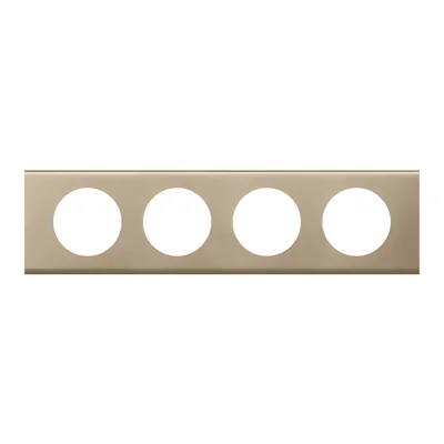 Struttura a quattro moduli, colore nickel