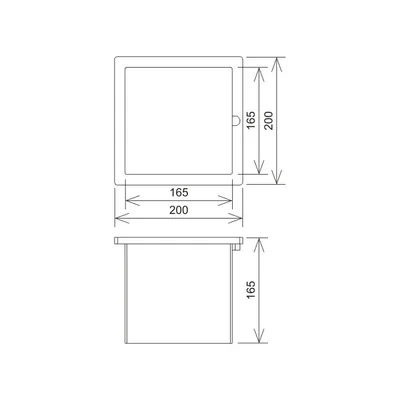 Studzienka probiercza 200x200x165
