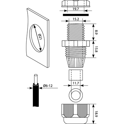 Stuffing box Pg-13.5