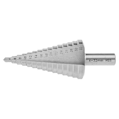 Stupňovitý vrták, 4–32 mm