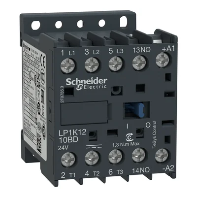 Stycznik AC3-12A, 24V DC