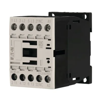 Stycznik mocy, 7A, 0Z 1R DILM7-01(230V50HZ,240V60HZ)