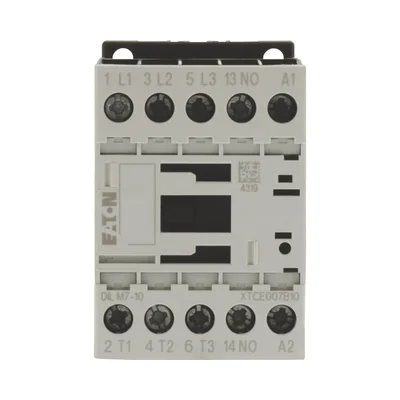 Stycznik mocy, 7A, 1Z 0R DILM7-10(24VDC)