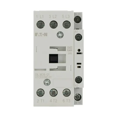 Stycznik mocy, DILM38-01(110V50HZ,120V60HZ), 38A, 3b+1ZR