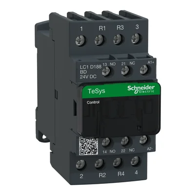 Stycznik mocy TeSys D AC3 32A 4P 2NO 2NC cewka 24VDC