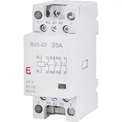 Stycznik modułowy 25A 24V AC 2Z 2R