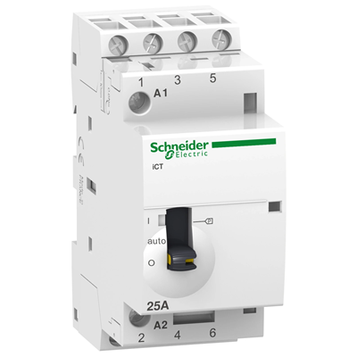 Stycznik modułowy Acti9 iCT50r25-40-230 25A 4NO 50/60Hz 220/240 VAC